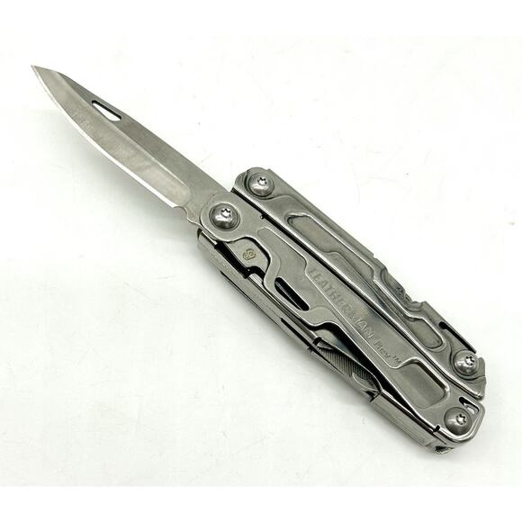 Leatherman Rev 3.8" Multi-Tool Stainless With Box Lightly Used EUC Pliers Knife - Picture 14 of 16